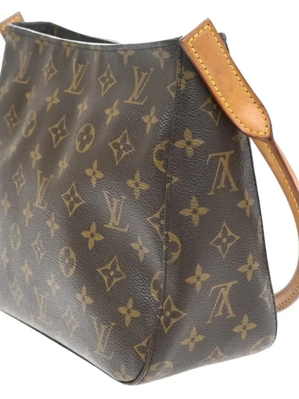 LOUIS VUITTON Looping MM Shoulder Bag Monogram Leather BN USA